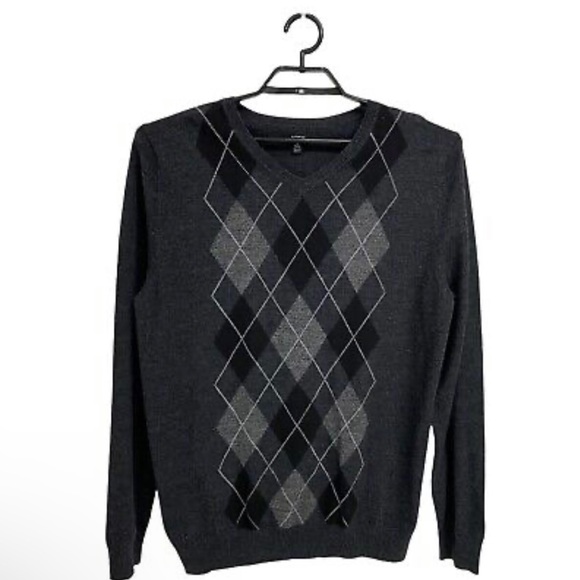 APT.9 Argyle Sweater Men's SZ. 3XB - Picture 1 of 5